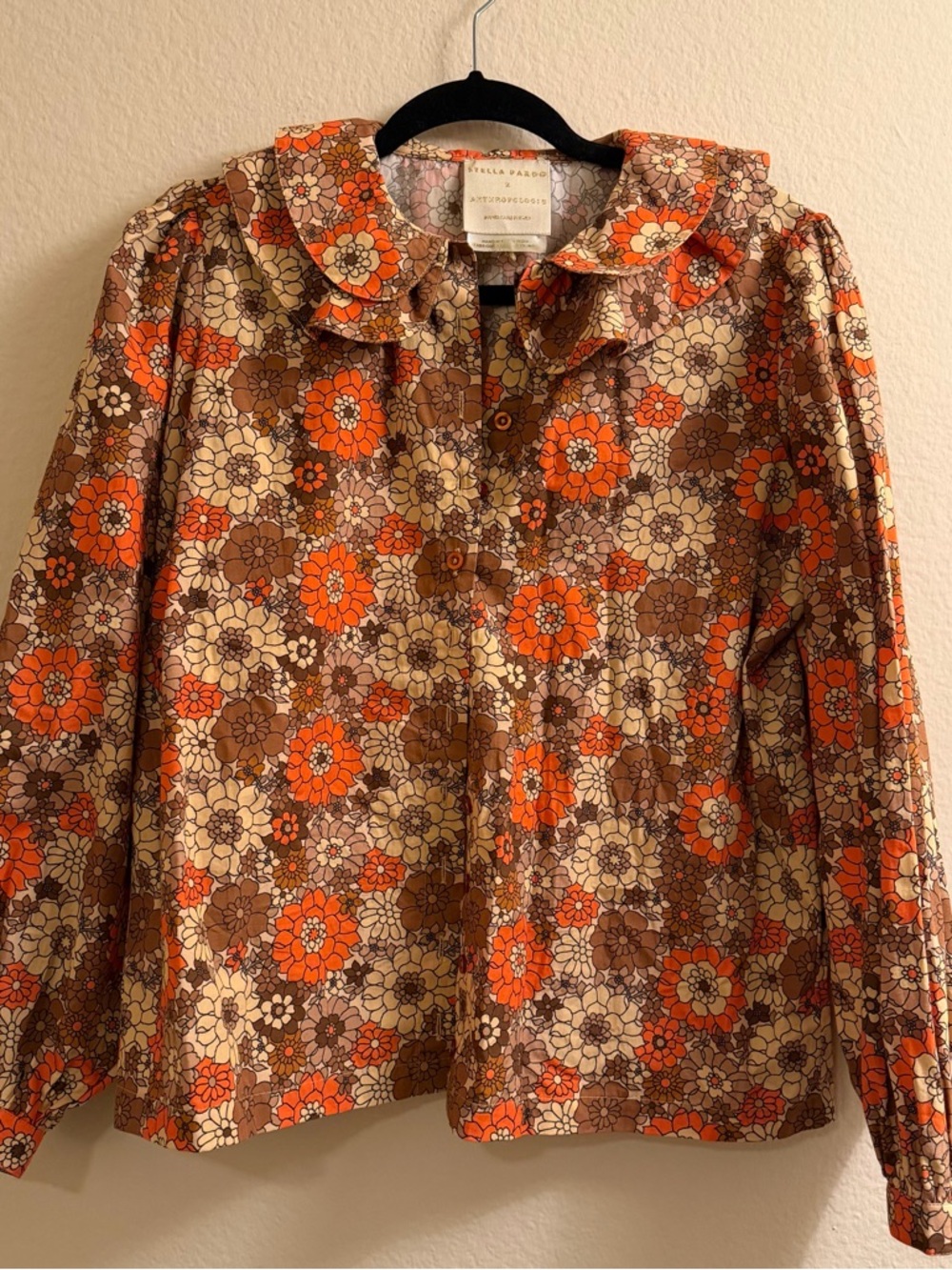 Stella Pardo x Anthropologie Floral Top